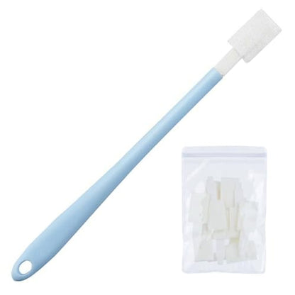50 Spare Heads Disposable Toilet Brush Set, Crevice Cleaning for Appliances Doors Windows