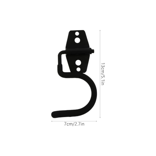 5pcs Heavy Duty Wall Mounted Hooks Premium Garage Tool Organizer for Brooms Mops Rakes for Warehouse Garden Shop and Basement Storage