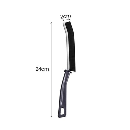 Cleaner Brushes for Shower Floor Line, Hard Wearing Grout Gap Cleaning Brush Kitchen Toilet Tile Joints Dead Angle Hard Bristle(Black- 1PC) - color: Black- 1pc