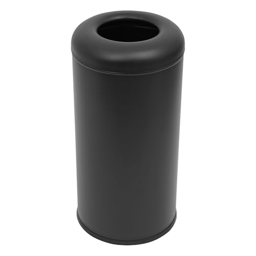 15.5 Gallon Trash Can Open Top, Stainless Steel Garbage Can, Heavy Duty Commercial Round Trash Bin, Industrial Waste Basket Container, Metal Garbage Cans for Restaurant, Kitchen, Office