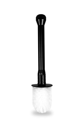 Master Plunger 500 & Toilet Brush Combo Set – Heavy-Duty Black Toilet Plunger with High-Efficiency Brush and Holder – Durable, Compact Bathroom Cleaning Kit - color: Black