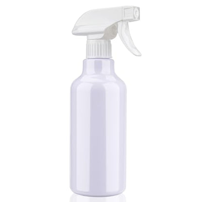 Spray Bottles Plastic Spray Bottle for Hair Mist/Stream Heavy Duty Empty Spray Bottles for Cleaning Solutions, Plants, Cooking (16.9oz-White) - color: 16.9oz-White