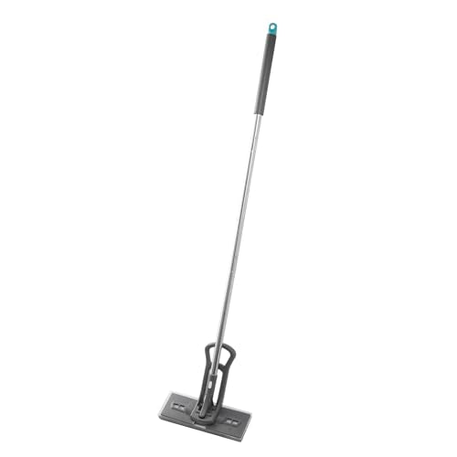 VEVOR Sponge Mop, High-Density PU Sponge Mop with 1 Pcs Sponge Mop Replacement, Easy to Squeeze Sponge Mop with Hook & Loop for Head Change, Fit for Various Floors’ Cleaning