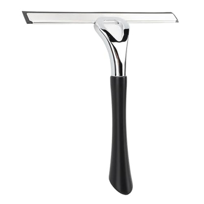 All Purpose Shower Squeegee, Stainless Steel Glass Squeegee Wiper for Shower Doors, Tile Shower Walls, Bathroom, Window, Glass, Car Mirrors and Kitchen 8.86 x 9.45in