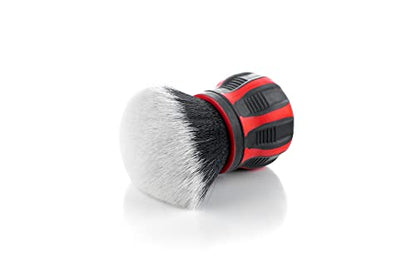 Detail Factory - Curveball XL Synthetic Brush - Ultra Soft Bristles, Comes with Storage Rack, Covers Large Area Inside or Outside Vehicles - Red - color: Red