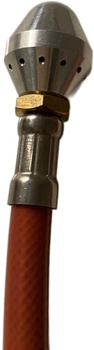 Professional Dryer Vent Cleaning Tool 15' Flexible Hose with Reverse Skipper Air Ball.