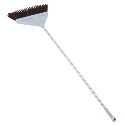 Heavy-Duty Floor Sweeper Broom with Long Handle Soft Bristles for Indoor Outdoor Use Wide Sweeping Area for Efficient Cleaning Patio Garage Kitchen Office and Lobby Floors