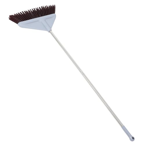 Heavy-Duty Floor Sweeper Broom with Long Handle Soft Bristles for Indoor Outdoor Use Wide Sweeping Area for Efficient Cleaning Patio Garage Kitchen Office and Lobby Floors