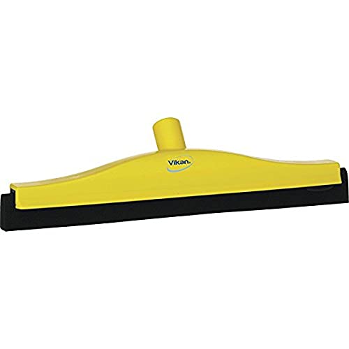 Vikan 77526 Squeegee,Fixed Head,Bench,16",PP/RB,Yellow - color: Yellow, size: 7752