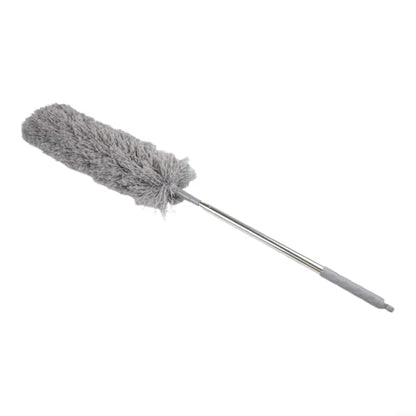 Microfiber Retractable with Telescopic for Prime Ceilings Extendable Duster Handle Grey Washable Electrostatic Dusting Tool Flexible Head 280cm(2.5M) - size: 2.5M