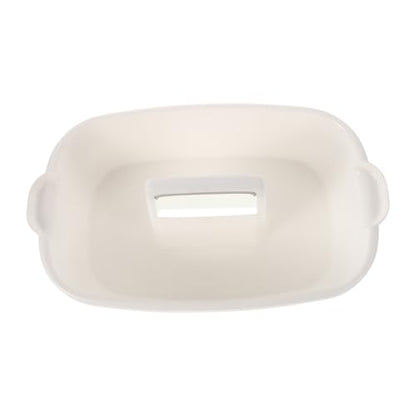 Didiseaon Housekeeping Plastic Basket Handle for Bathroom and Kitchen Versatile Storage Organizer for Cleaning Supplies Dorm Essentials and Hotel Use Convenient Handheld Tote White