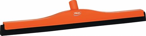 Vikan 77547 Squeegee,Fixed Head,Floor,24",PP/RB,Orange - color: Orange, size: 7754