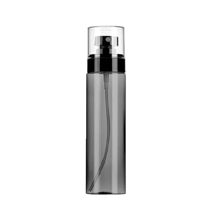 2Pcs Ultra Fine Mist Continuous Spray Bottle for Hair Styling, Cleaning, Plants, and care, Portable Travel Liquid Container, Black Color (1 x 120ml, 1 x 80ml)