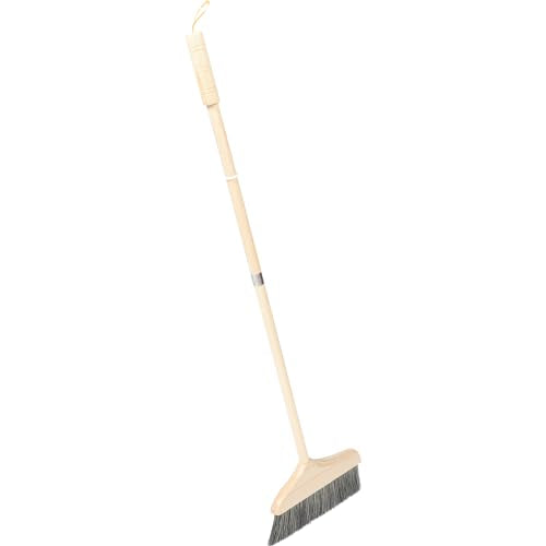 Wooden Long Handle Broom Brooms for Sweeping Indoor Sweeping Indoor Camping Dust Soft s for Floor Cleaning for Hardwood Floors - color: As Shown