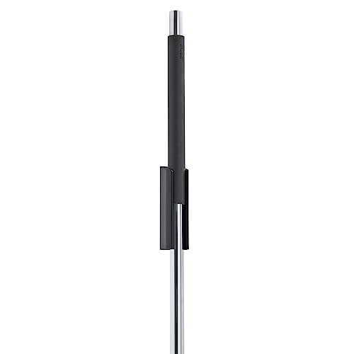 blomus Wiper, Polished, with Wall-Bracket, Stainless Steel, Silver, H 122 cm, T 36 cm