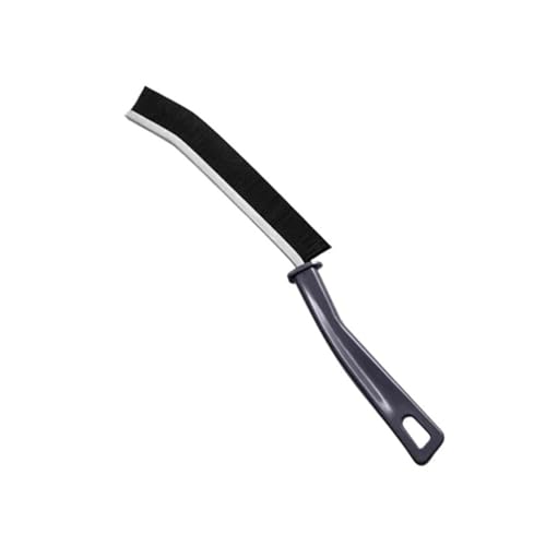Cleaner Brushes for Shower Floor Line, Hard Wearing Grout Gap Cleaning Brush Kitchen Toilet Tile Joints Dead Angle Hard Bristle(Black- 1PC) - color: Black- 1pc