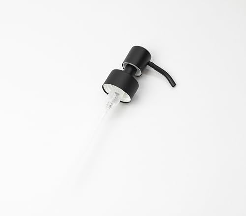 Kapitan Soap Dispenser Pump Replacement Head Black Spare Stainless Steel 28Mm Brushed Finish - size: 2 Pieces - Black