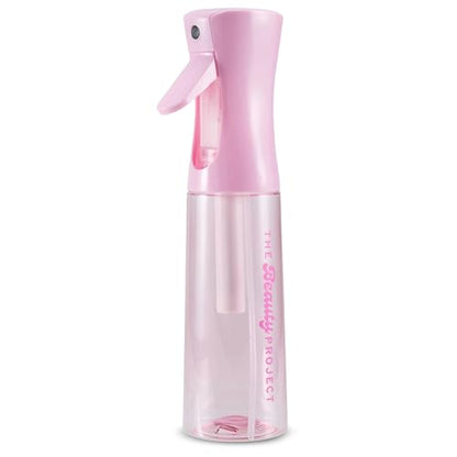 Spray Bottle Mister for Hair - Continuous Mister, Fine Water Mist, Trusted by Professional Salons & Barbers, 10.1oz - Clear Bottle (Pink) - color: Pink