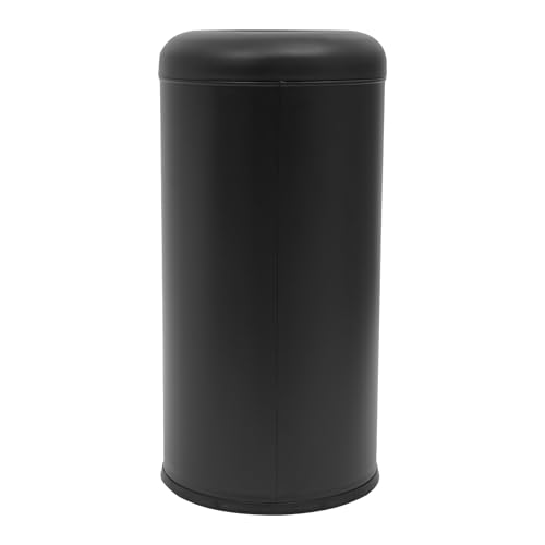 15.5 Gallon Trash Can Open Top, Stainless Steel Garbage Can, Heavy Duty Commercial Round Trash Bin, Industrial Waste Basket Container, Metal Garbage Cans for Restaurant, Kitchen, Office