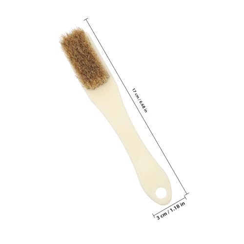 Balacoo 6pcs Mini Crevice Cleaning Brush Set Hard Bristle Rust Removal Brush for Household Grooves, Door Tracks, Bathroom Tiles, and Cooking Area Edges