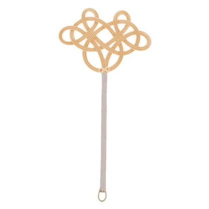 Ciieeo Long Handle Quilt Dust Removal Tool Rattan-Style Rug Fluffer Household Cleaning Duster for Carpet and Bedding Dust Cleaning