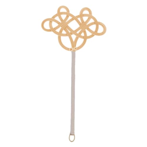 Ciieeo Long Handle Quilt Dust Removal Tool Rattan-Style Rug Fluffer Household Cleaning Duster for Carpet and Bedding Dust Cleaning