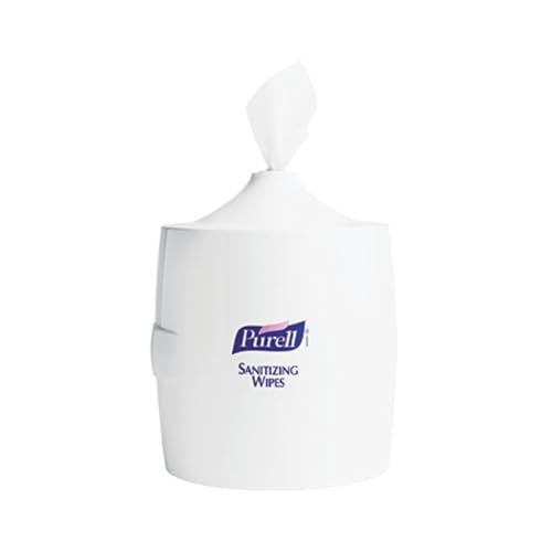 GOJO GOJ 9019-01 Purell Hand Sanitizing Wipes Wall Dispenser, Large, White