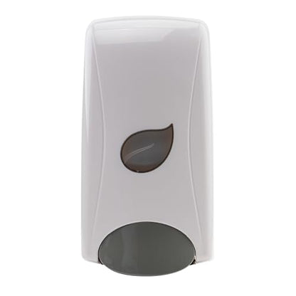 Winco Pur-Clean Manual Liquid Soap Dispenser, 35 Ounces, White - color: White, style: Manual Liquid