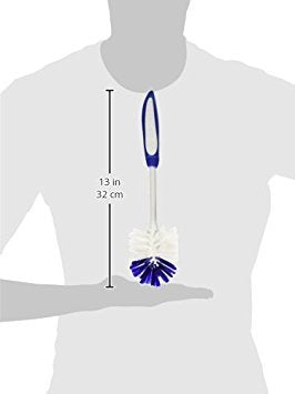 Dawn Ultra Multipurpose 13.5" Twister Bottle Cleaning Brush, White/Blue - style: Bottle Brush
