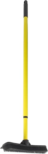 FURemover Pet Hair Removal Rubber Broom, 58" Telescopic Handle with Cloth - color: Furemover Original Broom With Cloth