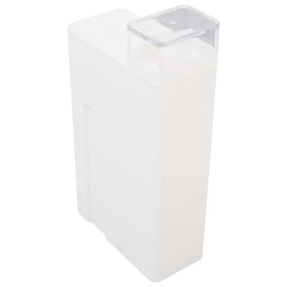 Fafeicy Laundry Detergent Dispenser Plastic Empty Dispenser Bottle 1000ml Large Capacity Press Bottle with Lid and Label Sticker for Bathroom Laundry Room Sink Use