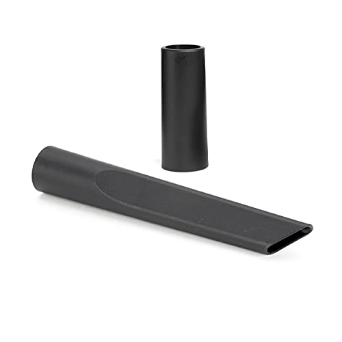 Shop-Vac 9199600 1.5 Inch Crevice Tool, Includes 1.25 Inch Adapter, Durable Polypropylene, Tight Spaces, (1-Pack)