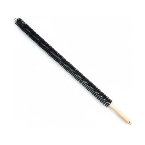 Dryer Cleaner Vent Brush Long Flexible Dryer Vent Cleaner with Wood Handle and Refrigerator Condenser Coil Brush Long Flexible Refrigerator Coil Cleaning Brush (EY-008) - color: Ey-008