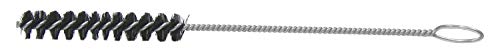 Weiler 44111 8-1/2" Length, 1/2" Diameter, 1/8" Stem Diameter, Straight Black Nylon Fill, Power And Hand Nylon Tube Brush With Loop Handle - size: 1/2", style: Pack of 1