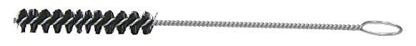 Weiler 44111 8-1/2" Length, 1/2" Diameter, 1/8" Stem Diameter, Straight Black Nylon Fill, Power And Hand Nylon Tube Brush With Loop Handle - size: 1/2", style: Pack of 1