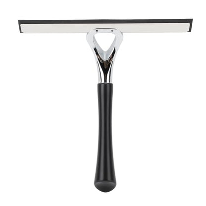 All Purpose Shower Squeegee, Stainless Steel Glass Squeegee Wiper for Shower Doors, Tile Shower Walls, Bathroom, Window, Glass, Car Mirrors and Kitchen 8.86 x 9.45in