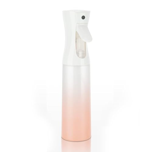 Spray Bottle for Hair (10.15OZ /300ML) Continuous Ultra Fine Mist Sprayer for Hair, Salons, Barber, Plants, Skin Care, 1 Plack MATTE PINK - color: Matte Pink, size: 10.1 Ounces
