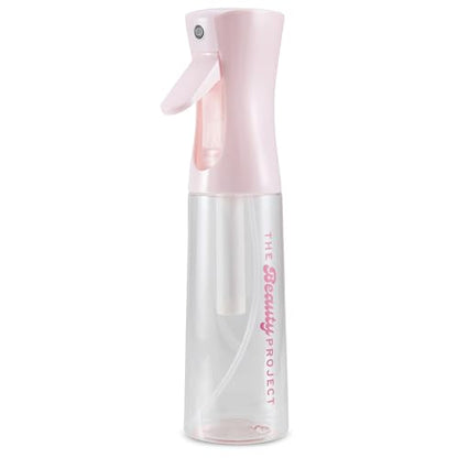 Spray Bottle Mister for Hair - Continuous Mister, Fine Water Mist, Trusted by Professional Salons & Barbers, 10.1oz - Clear Bottle (Light Pink) - color: Light Pink