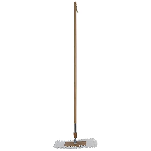 Harper Live.Love.Clean. Bamboo 2-in-1 Smooth Surface Wet/Dry Dust Mop with (2) Washable Wraparound Pads for Cleaning Dust, Pet Hair & Fine Dry Dirt - style: Bamboo Household Wet/Dry Mop