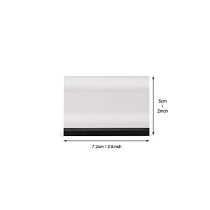 EHDIS Small Rubber Squeegee 3" Block Squeegee for Car Window Windshield,Film,Stickers,Decals and Vinyl Applicator,Kitchens, Glass, Shower,Counter Cleaning Tool, Pack of 2-White - size: 3 inch