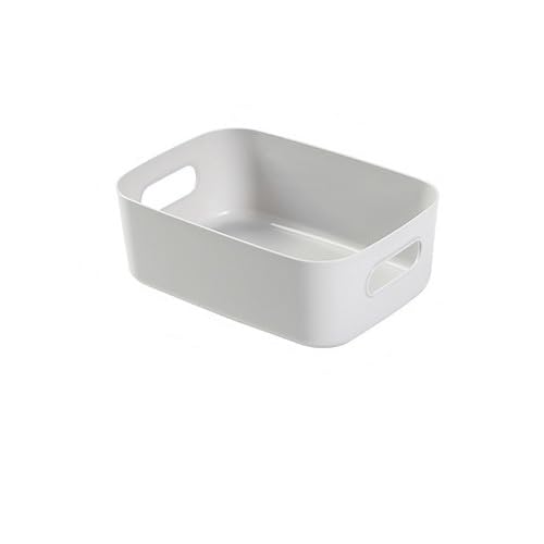 Plastic Storage Bins and Baskets for Efficient Home Classroom Organization Plastic Storage Container Under Bed,Under Sink Bathroom Organizer (Small grey) - style: Small grey
