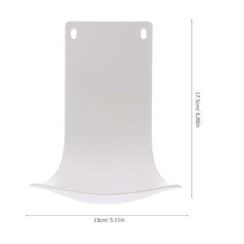 YARNOW 4PCS Dispenser Drip Tray - Wall Mounted Laundry Detergent Catcher - Cup Liquid Dispenser Holder for Kitchen Sink, Bathroom & Laundry Room Use - Easy Installation and Cleaning, White