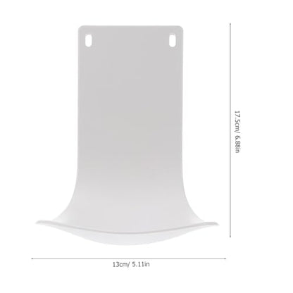 YARNOW 4PCS Dispenser Drip Tray - Wall Mounted Laundry Detergent Catcher - Cup Liquid Dispenser Holder for Kitchen Sink, Bathroom & Laundry Room Use - Easy Installation and Cleaning, White