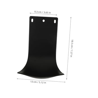 Wall Mount Drip Tray Soap Dispenser Bracket Black Farmhouse Soap Dispenser - color: Black