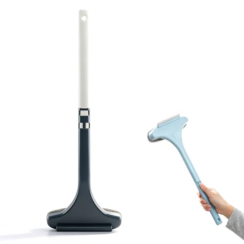 Window Screen Cleaning Brush, 2026 New 2 in 1 Mesh Cleaner Brush, Window Screen Cleaner Tool with Squeegee, Multifunctional Screen Brush, Double Sided Wet & Dry Dual Use (White Green) - color: White Green