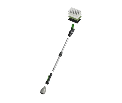 IPC Eagle Cleano 5-Foot Telescopic Window & Surface Cleaning System Integrated Water Misting Globe with Microfiber Cleaning Tool for Glass, Mirrors, Counters & Commercial Facilities - size: 5'