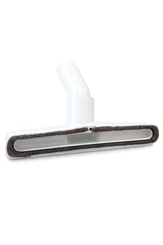 Plastic Floor Brush with Horse Hair Bristles Tool Attachment Fits 1.25 Inch Vacuum Cleaner Wands, 10 Inch Wide Cleaning Path, White. (10" Floor Tool, 3" Floor Brush, Crevice Tool) - size: 10" Floor Tool, 3" Floor Brush, Crevice Tool