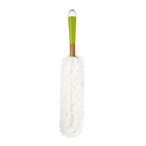 Full Circle Dust Whisperer Washable Microfiber Duster, Green - color: Green