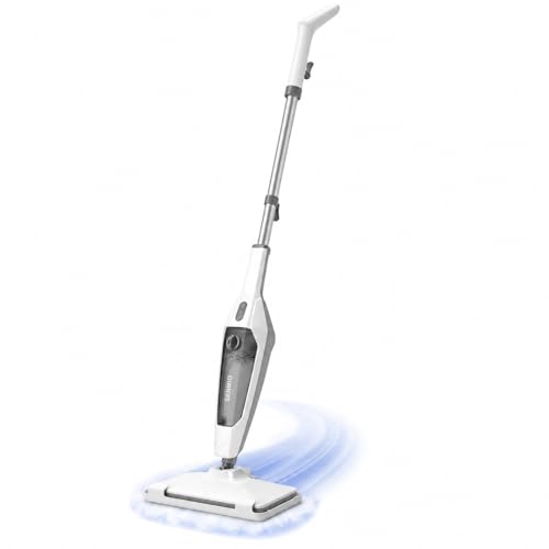 SENMO 14-in-1 Steam Mop for Floor Cleaning, Detachable Handheld Steam Cleaner, 1300W 228°F Floor Steamer with 14 Attachments for Hardwood Floors, Tile, Grout, Carpet, Sofa, Wall and Window