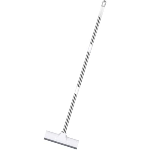 ABOOFAN Floor Scrub Brush with Long Handle, Household Stiff Bristle Cleaning Brush Tool for Bathroom, Kitchen, Tile Floor Scrubber, Shower and Garage Cleaning